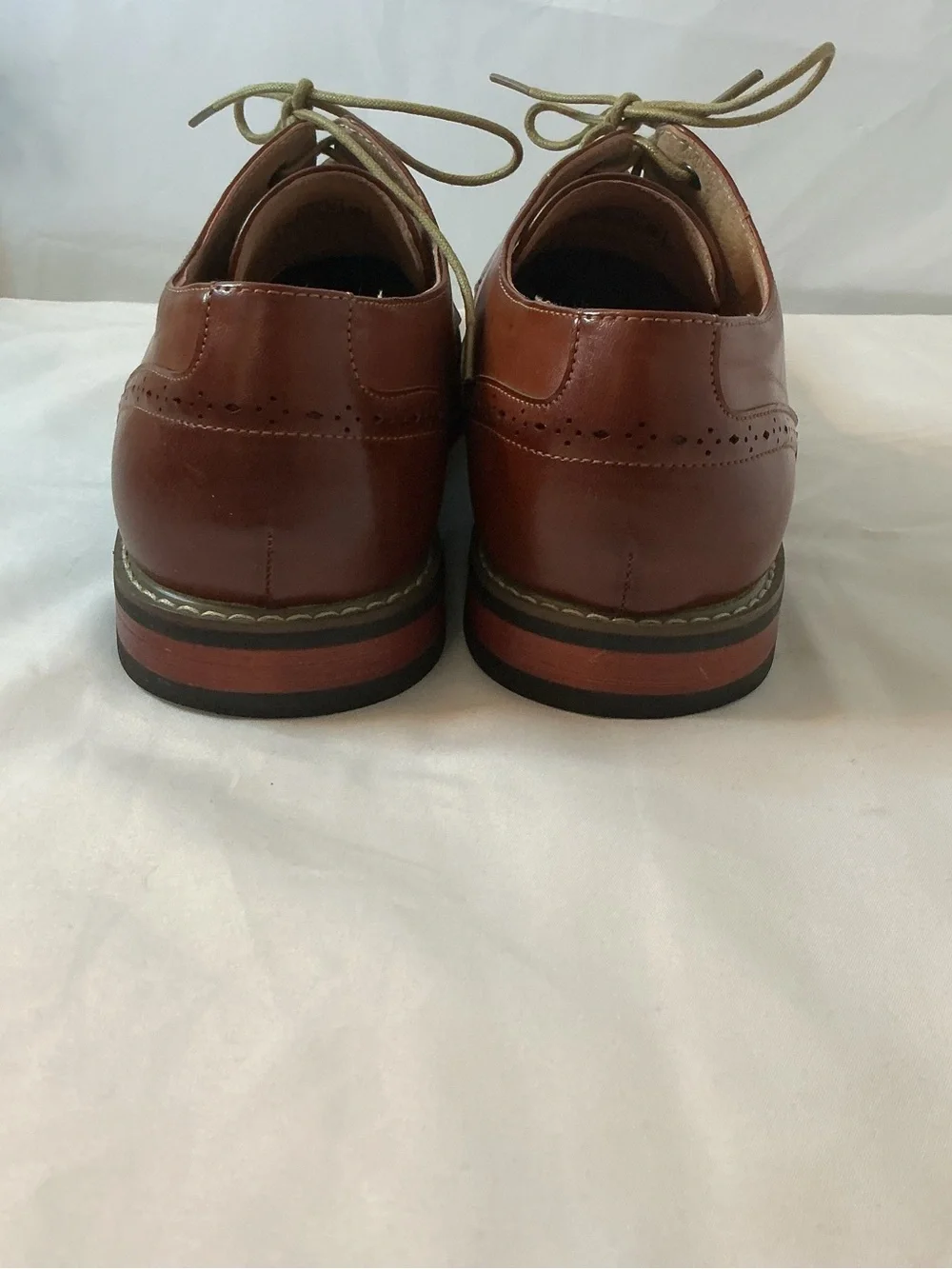 Bruno Marc PRINCE-16 Brown Oxford Derby Dress Shoes Men’s Size 11